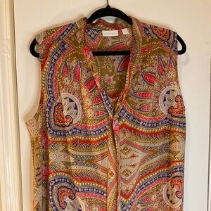 Multi color casual blouse